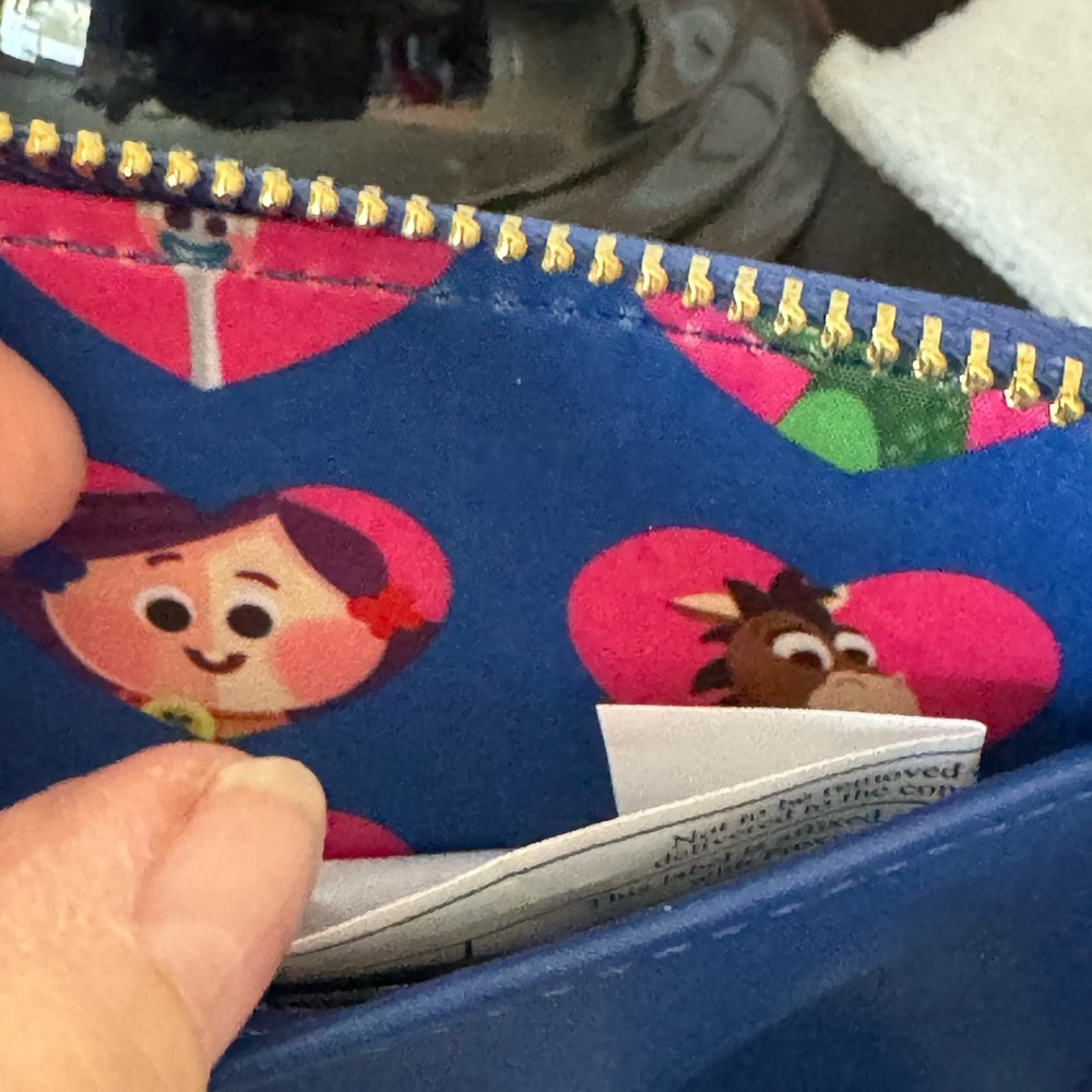 NWT PIXAR MOMENTS TOY STORY DISNEY LOUNGEFLY WALLET - Picture 5 of 8
